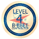 This logo represents that our company is a BBBEE Company