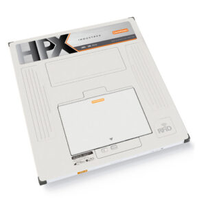 Carestream NDT HPX non-glass DR panel with text overlay reading "Now Available"