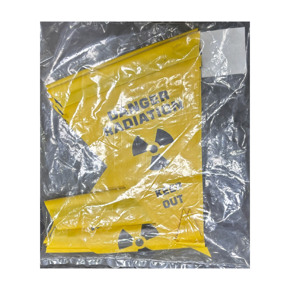 Triangular PVC Warning Flag - English (Printed Both Sides)